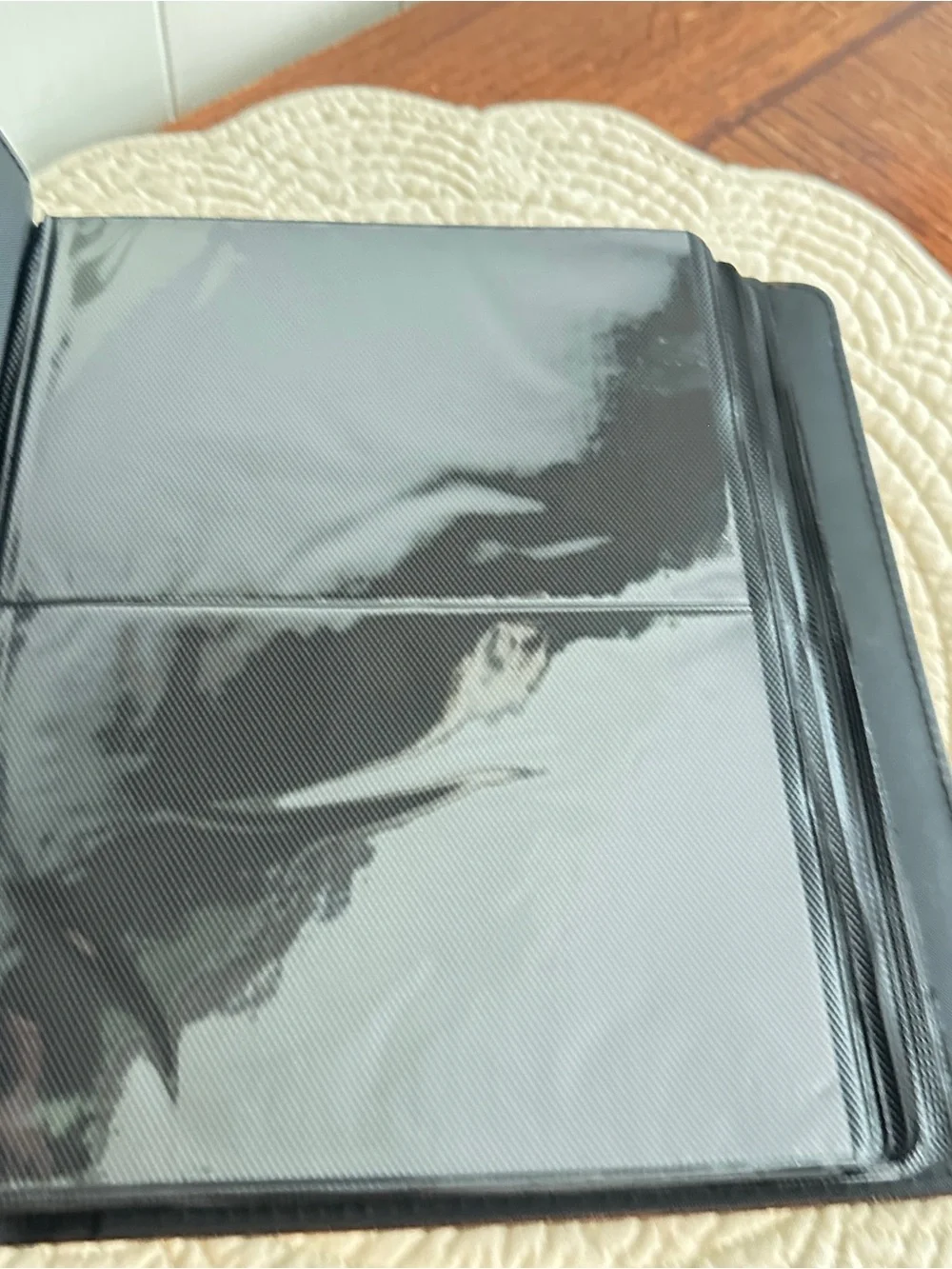 Vintage faux leather photo album for 4x6 photos
